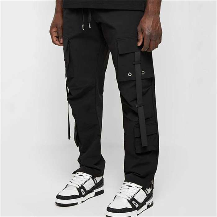 High Waisted Vintage Baggy Black Jogger