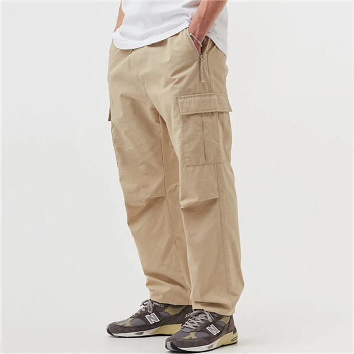 Hip-Hop Sweatpants Khaki Mens Joggers Cargo Pants