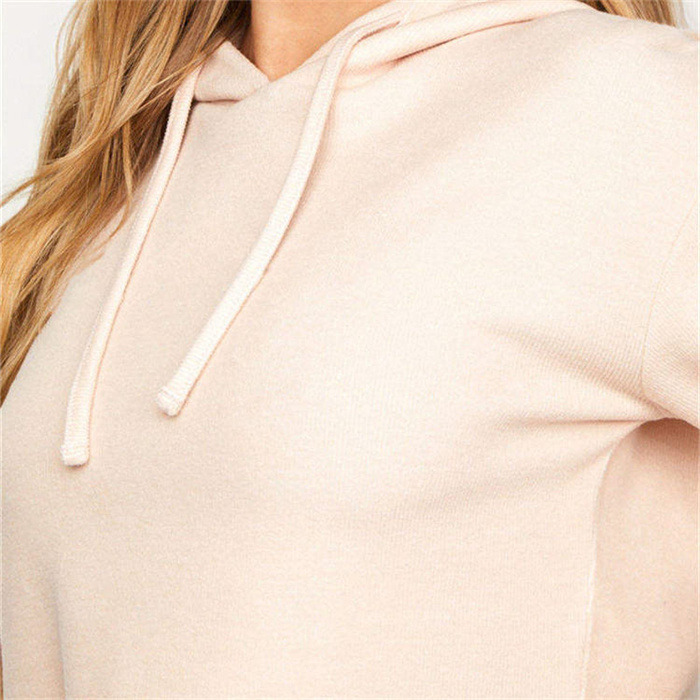 Women's Plain Crop Sweatshirt Tops