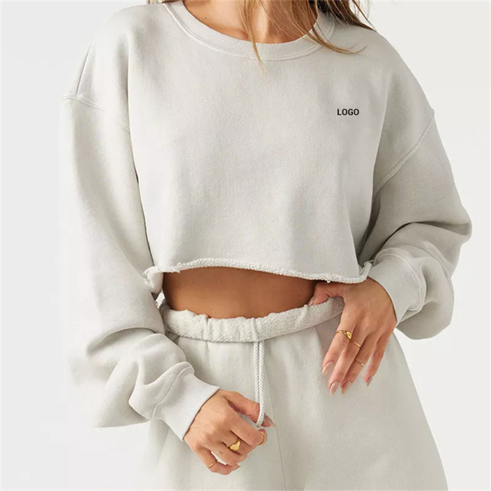 Women's Plain Cotton Loose Crop Top