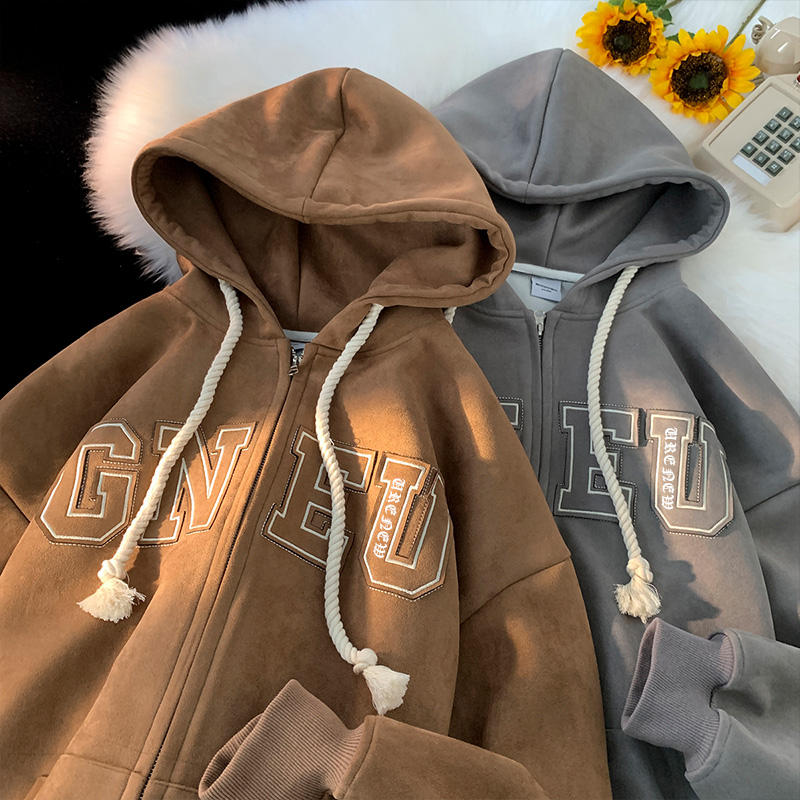 heavyweight OEM Chenille embroidery Patch Hoodies