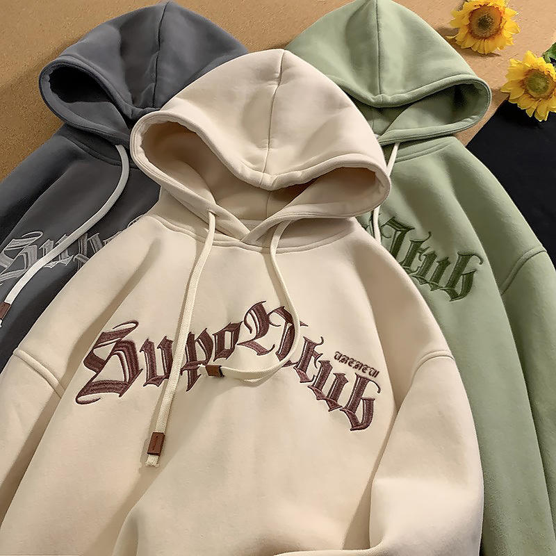 Custom Embroidery Hoodies Casual Wear