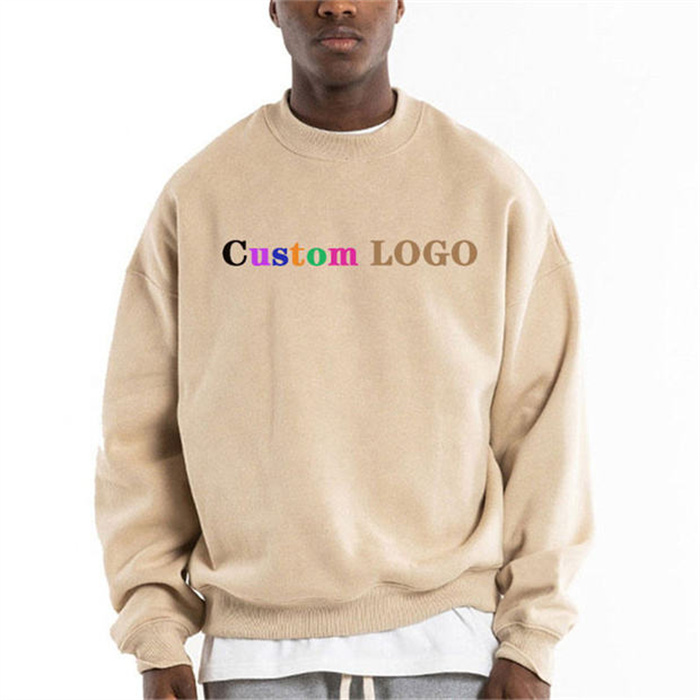 custom LOGO Cotton Heavyweight Sweatshirt
