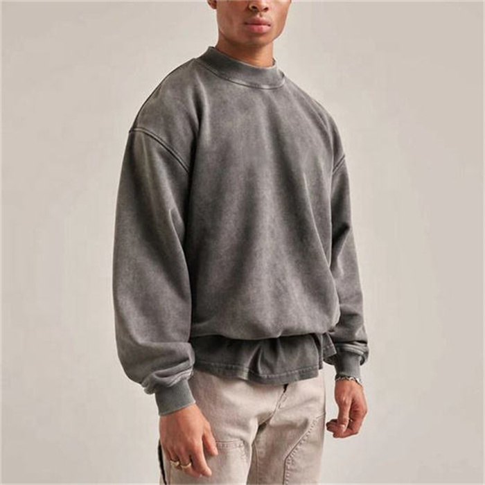 Pullover Hoodie Crewneck Sweatshirt for Men