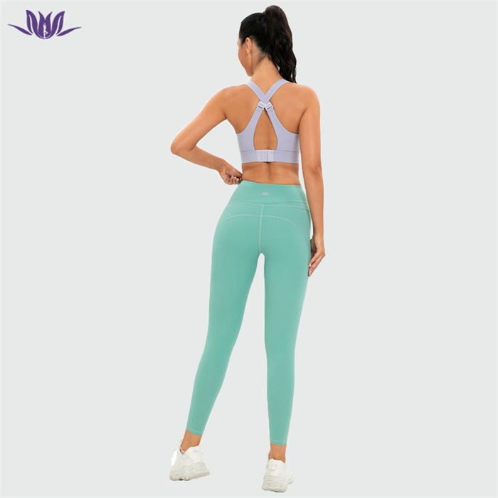 Cross Back Adjustable Sports Bra Yoga Leggings Sets