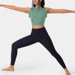 Workout Crop Top Loose Athletic Shirts