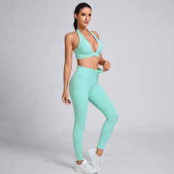 deep-V halterneck sports bra Manufacturer