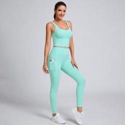 U-neckline sports bra Manufacture